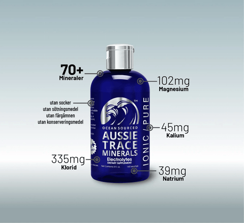 Aussie Trace Minerals: Havens jonmineraler för hydrering, återhämtning och sömn - Naturshopen.se