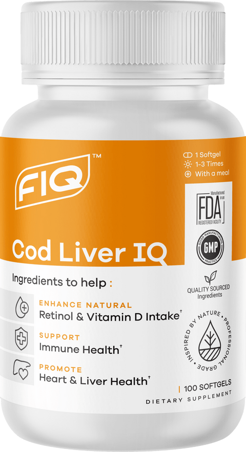 FIQ Cod Liver IQ - Naturshopen.se