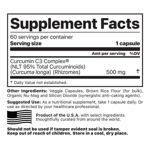 Jigsaw Curcumin C3 Complex - Naturshopen.se