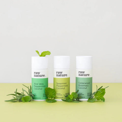 Raw Nature - Natural Deodorant - Spearmint Peppermint - Naturshopen.se