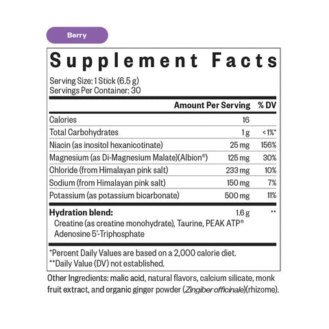 Seeking Health Optimal Electrolyte - Berry Sticks - Naturshopen.se