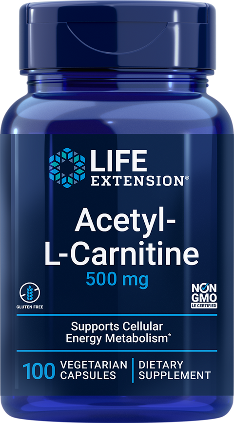 Life Extension Acetyl-L-Carnitine 100 Capsules