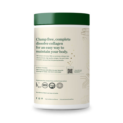 Great Lakes Wellness - Premium Grass - Fed Collagen Peptides - Naturshopen.se