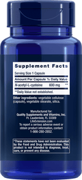 Life Extension N - Acetyl - L - Cysteine (NAC) - Naturshopen.se