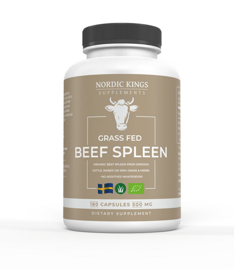 Nordic Kings Grass-fed Beef Spleen ECO capsules