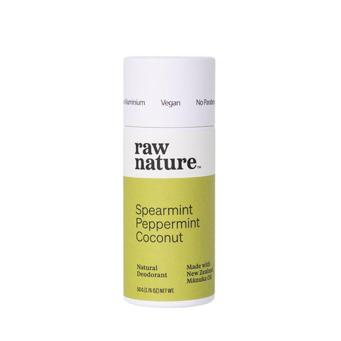 Raw Nature - Natural Deodorant - Spearmint Peppermint