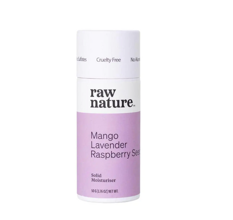 Raw Nature - Solid Moisturiser Mango Lavender Raspberry Seed