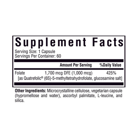 Seeking Health L - Methylfolate (tidigare L - 5 - MTHF) - Naturshopen.se