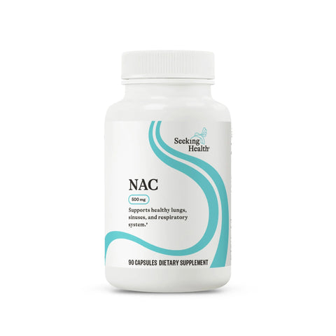 Seeking Health NAC (N - Acetyl - L - Cysteine) - 90 Capsules - Naturshopen.se